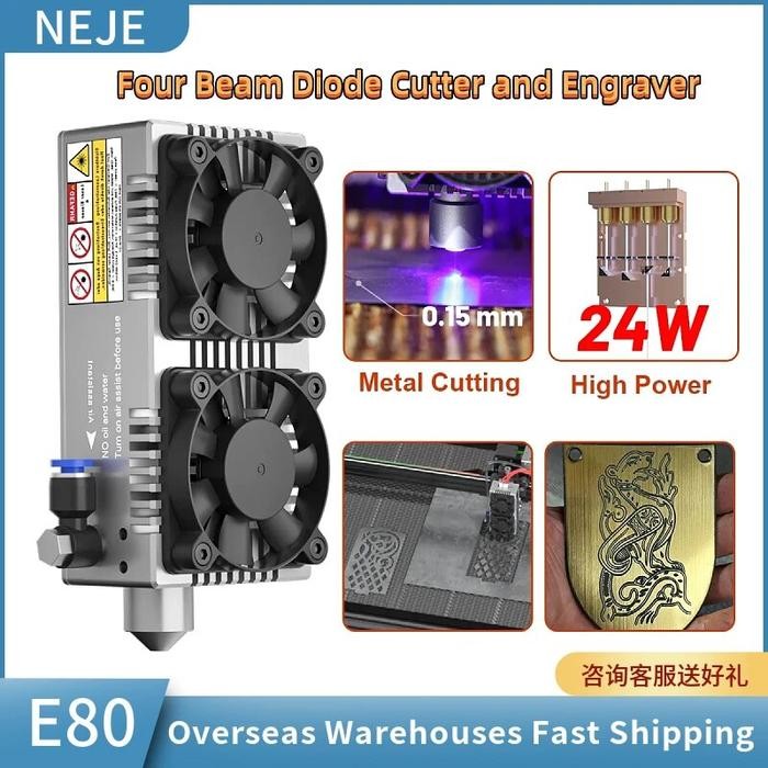 NEJE 5W-120W Laser Module Laser Head 450nm Blue Laser TTL Module