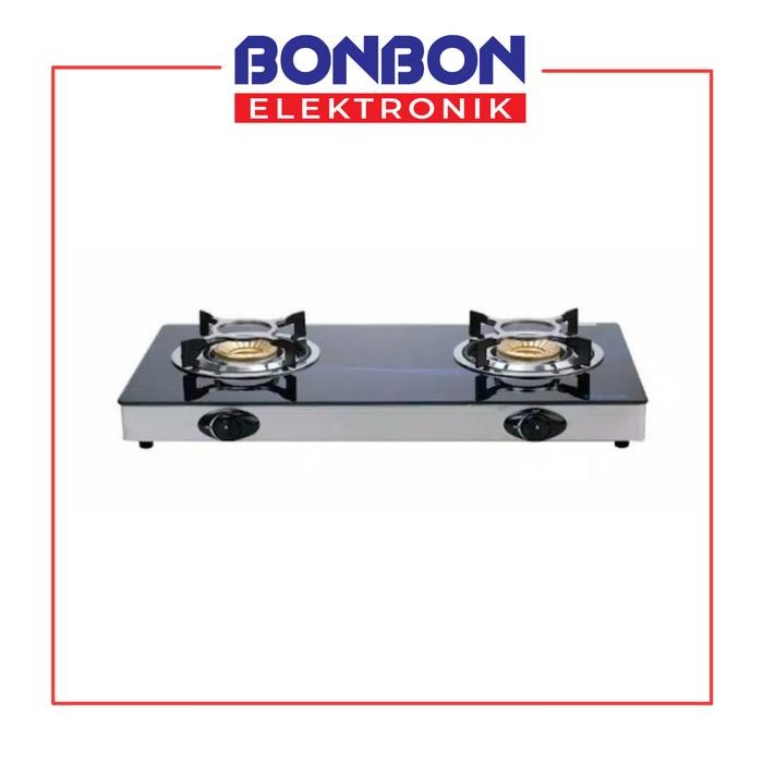Sanken Kompor Gas 2 Tungku Permukaan Kaca SG363 / SG 363 / SG-363 BX