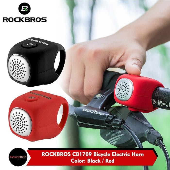 Terlaris Klakson Bel Lonceng ROCKBROS CB-1709 Aksesoris Sepeda Listrik Lipat MTB Gunung Fixie Bmx