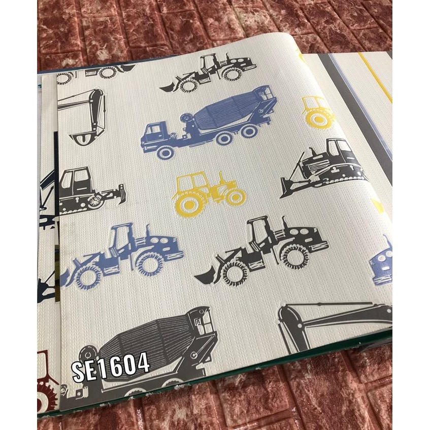 Wallpaper Dinding Anak Laki Mobil Modern