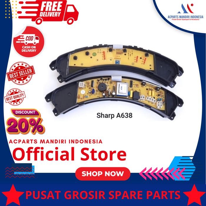 SHARP ES-N70EY / ES-N75EY MODUL PCB MESIN CUCI TOP LOADING TERLARIS