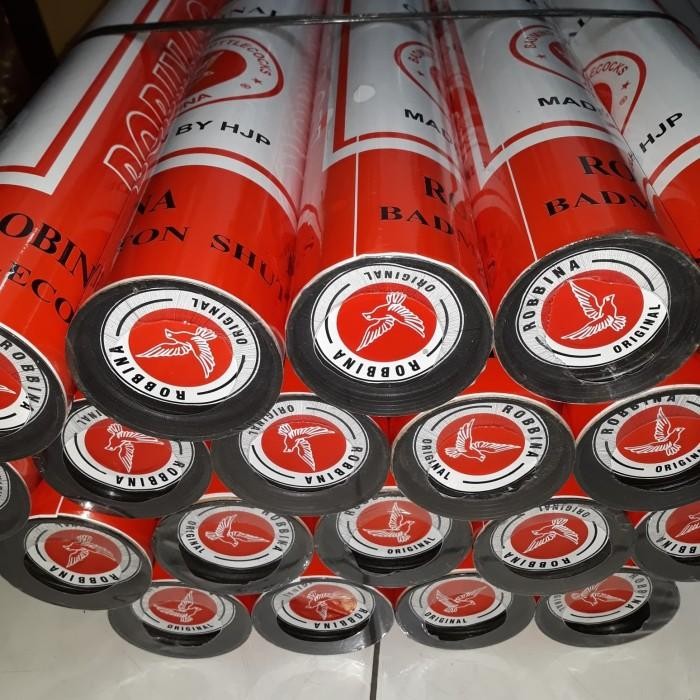 Kok Robina Putih Grade 1 Bulu Bulat Kualitas Bagus Shuttlecock Badminton Bal Bulutangkis Raket