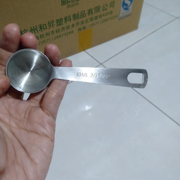 Sendok Ukur Stainless 10ml Sendok Takar Stainless 10ml