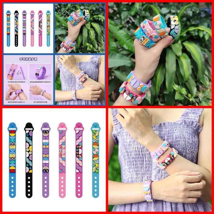 GELANG LEGO DOTS BRACELET BRICKS BLOK BRACELET MAINAN LEGO MAINAN BAYI