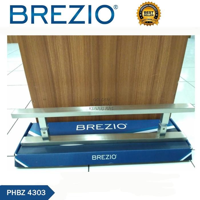 Terbatas Brezio Phbz 4303 Pull Handle Gagang Pintu Rumah Minimalis 2 Daun Stainless Kotak 50Cm