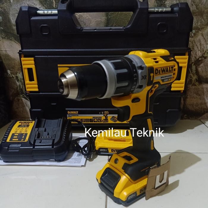 MESIN BOR BATERAI DEWALT DCD796D2 CORDLESS HAMMER DRILL 18V DCD 796 D2