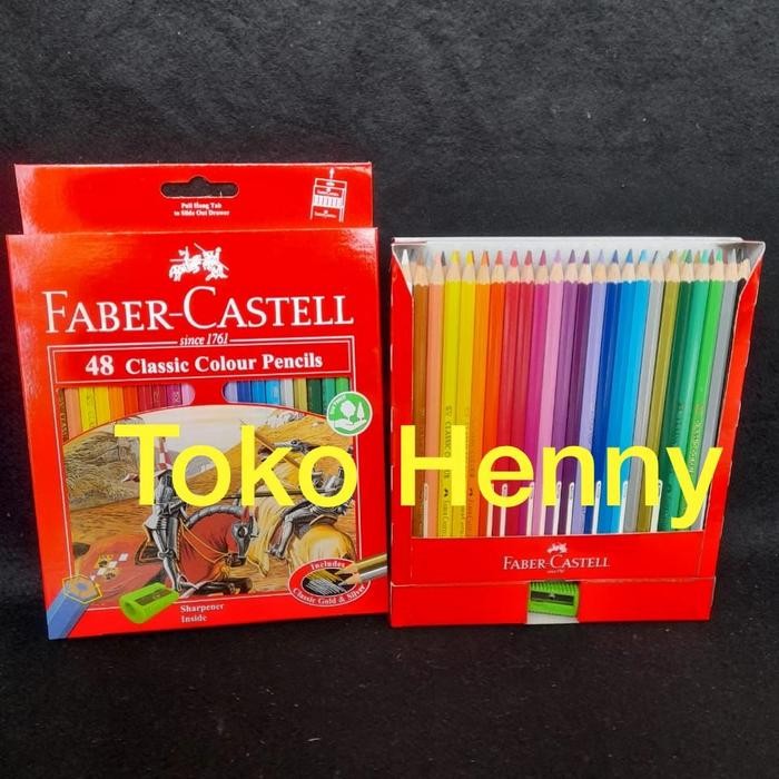 

Pensil warna Faber Caelle 48 warna classic