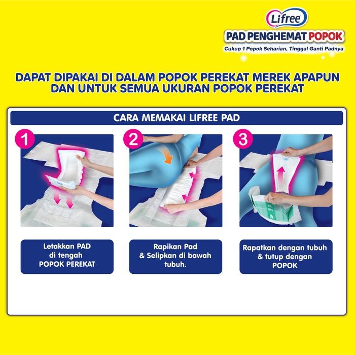 Lifree Pad Penghemat Popok - 15 Pads
