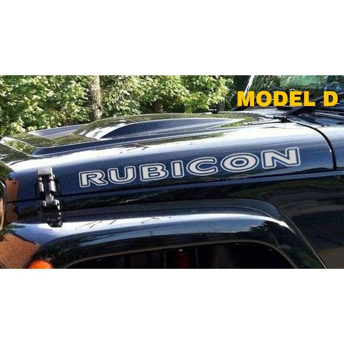 STICKER AKSESORIS MOBIL JEEP RUBICON SEMUA MOBIL