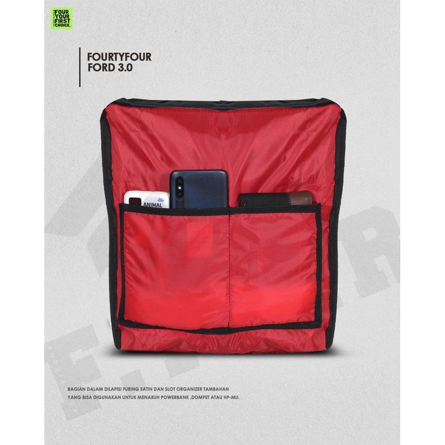 Fourtyfour Ford 3.0 - Tas Selempang Pria Casual 2 In 1 Sling Bag Dan Juga Tote Bag Slingbag