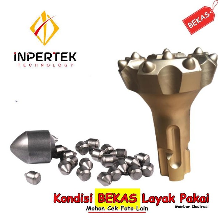 Tricon 10 Bor Tanah Mata Bor Sumur Tembus Batu Keras Carbide Bekas