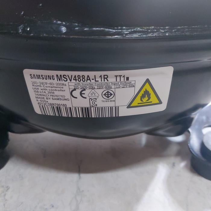 KOMPRESOR KULKAS SAMSUNG INVERTER TYPE MSV488A-L1R TT1 200-240v-50Hz