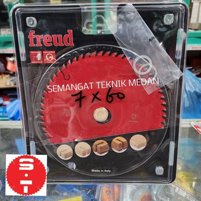 Pisau Gergaji Circular Saw Blade 7" X 60 T Gigi Freud Italy