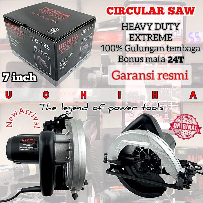 Circular Saw Uchiha Type Uc 185 / Gergaji Kayu / Set Gergaji Serbaguna