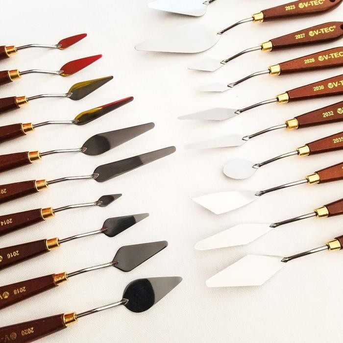 

SALE TERBARU PISAU PALET LUKIS V-TEC / PAINTING KNIFE / PALETTE KNIFE READYY