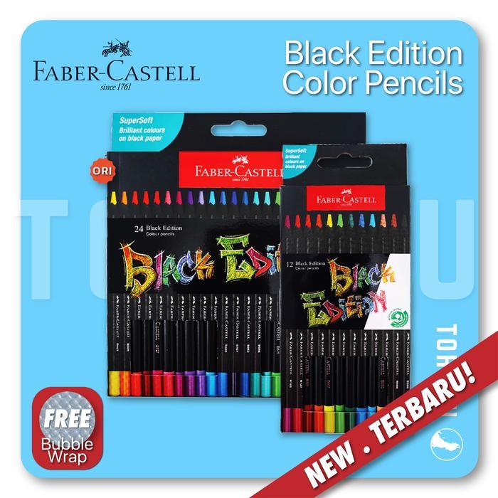 

Faber-Castell Black Edition Colour Pencils Series - Pensil Warna Faber