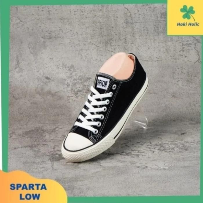 Carviil Shoes - Sepatu Sekolah Warrior Lc Black White / Sepatu Sekolah Nb Anak Origina