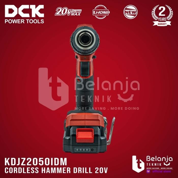 Bor Beton Baterai DCK KDJZ2050i Z 20V Cordless Hammer Drill Impact Drill Unit Only KDJZ2050iZ KDJZ