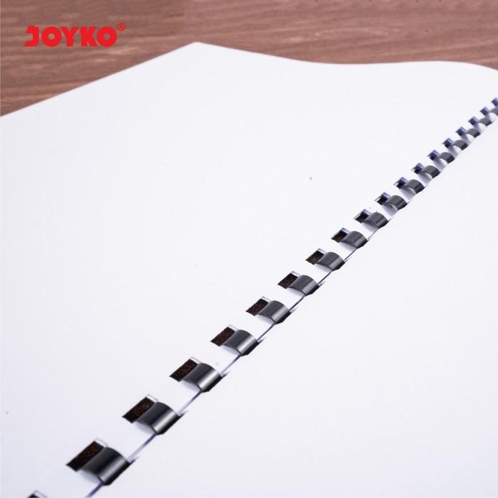

Joyko Binding Ring Plastic Comb Spiral Jilid Round F4 1 Box 100 Pcs