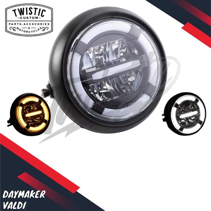 Daymaker Headlamp Lampu Led Valdi Motor W175 W250 Benelli Patagonian Eagle 250 Evo Efi 200 Keeway