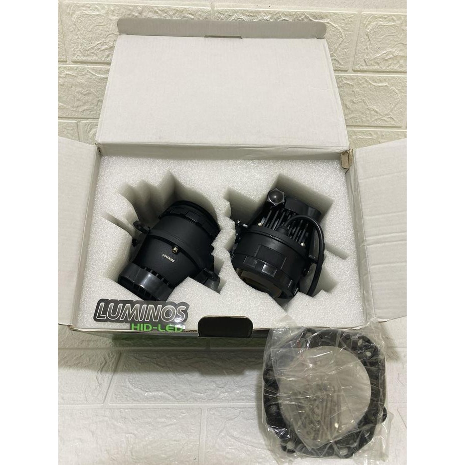 Lampu Kabut Motor/Mobil Led Foglamp Luminos 3 Warna Biled Projector 3 Inch Original