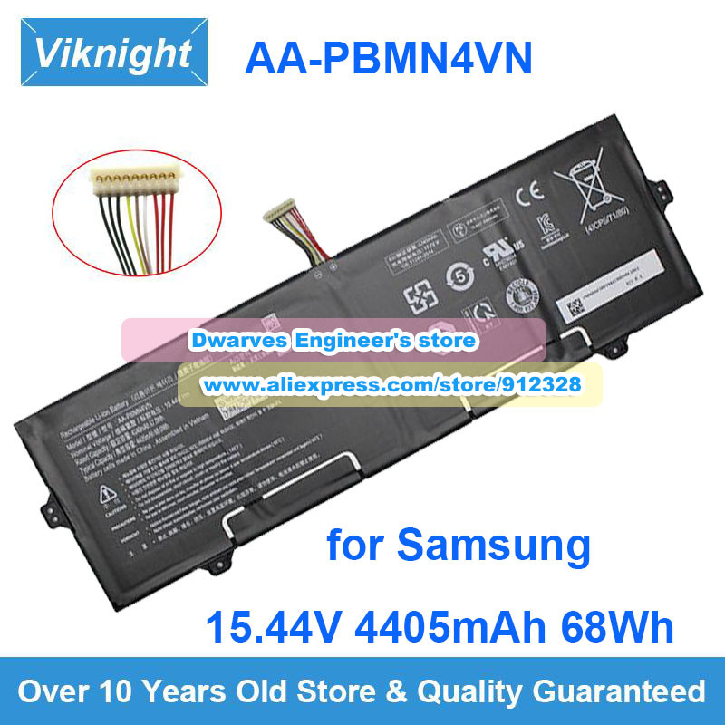 15.44V 68Wh AA-PBMN4VN Battery For Samsung Galaxy Book Pro 360 15 Inch Galaxy Book Pro NP950XDB Lapt