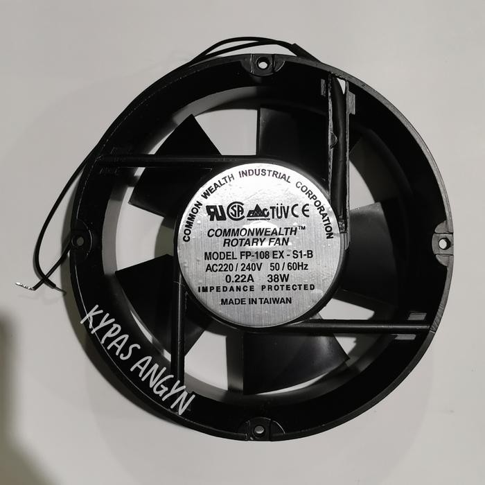 Cooling Fan Commonwealth 17cm/6" FP-108 EX-S1-B (Bulat)