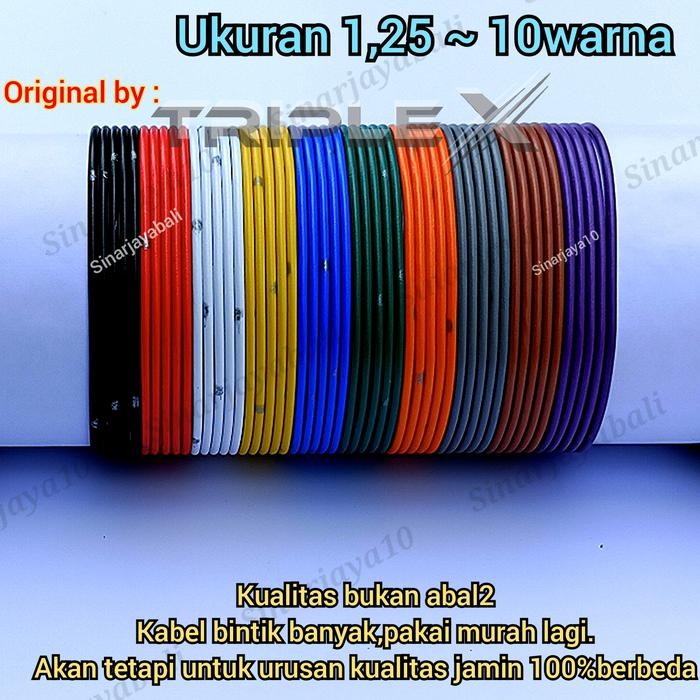 kabel motor mobil 1,25mm kabel bintik body otomotif avss Tembaga *