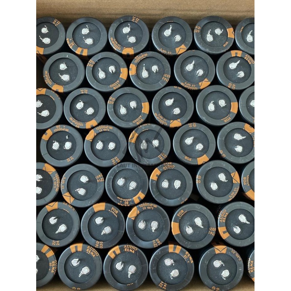 ELCO 10000UF 80V ELNA 10.000UF ELNA 80 VOLT ORIGINAL CAPACITOR ELKO KAPASITOR 10000 UF MERK ELNA