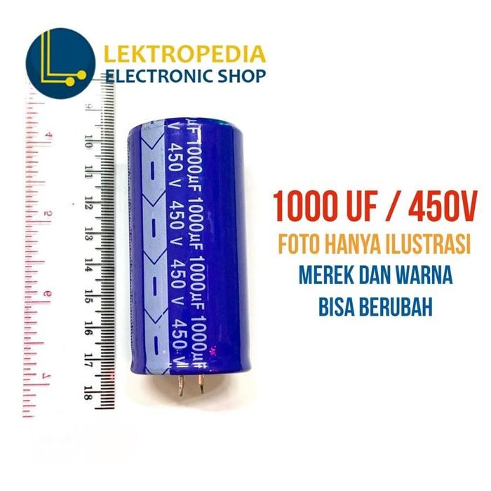 Elco 1000uf 450v Kapasitor 1000 uf mikro 450 v volt Elko 450volt
