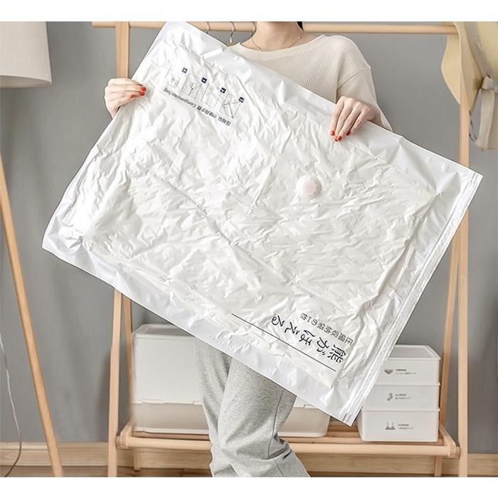 Vacum Plastik Bag Pakaian Selimut Bantal