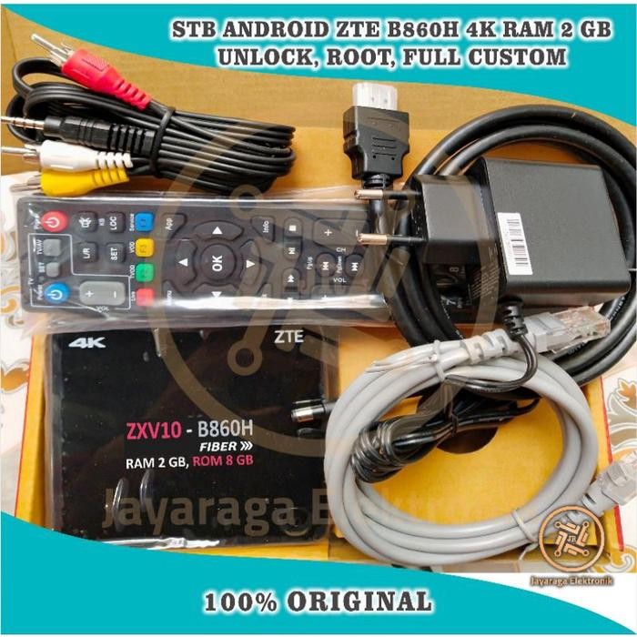 PROMO STB Android TV Box ZTE B860H Hybrid 4K, Full Unlock,