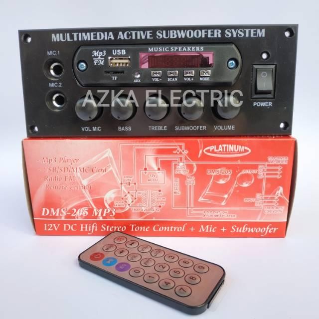 Kit Tone Control Stereo Plus MP3 Bluetooth DMS 205