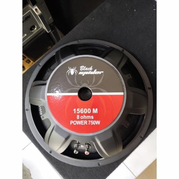 speaker spiker komponen 15inch 15in blackspider black spider