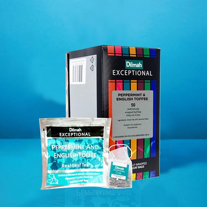 

Dilmah Exceptional Peppermint and English Toffee 50s