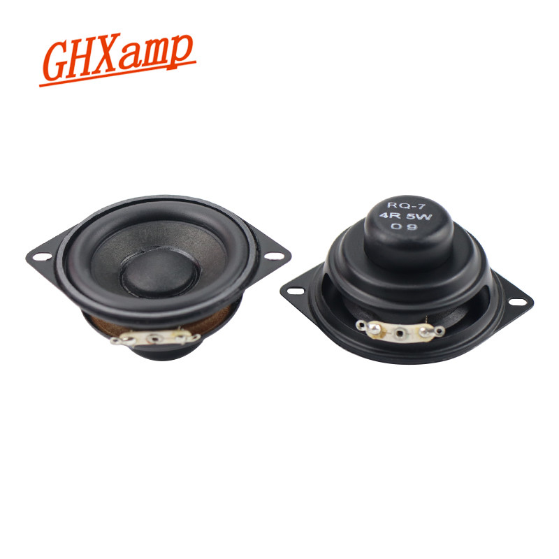 GHXAMP 2 Inch 52mm Full Range Speaker 4 Ohm 5W  Bass Speaker