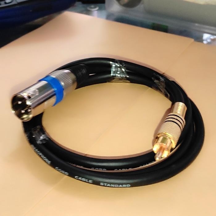 Kabel Rca To Xlr Canon Male / Kabel Canon Ke Rca Male