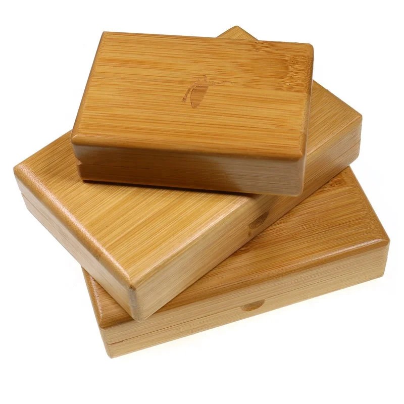 Fly Fishing Bamboo Tackle Box with Magnetic Fly Fishing Case