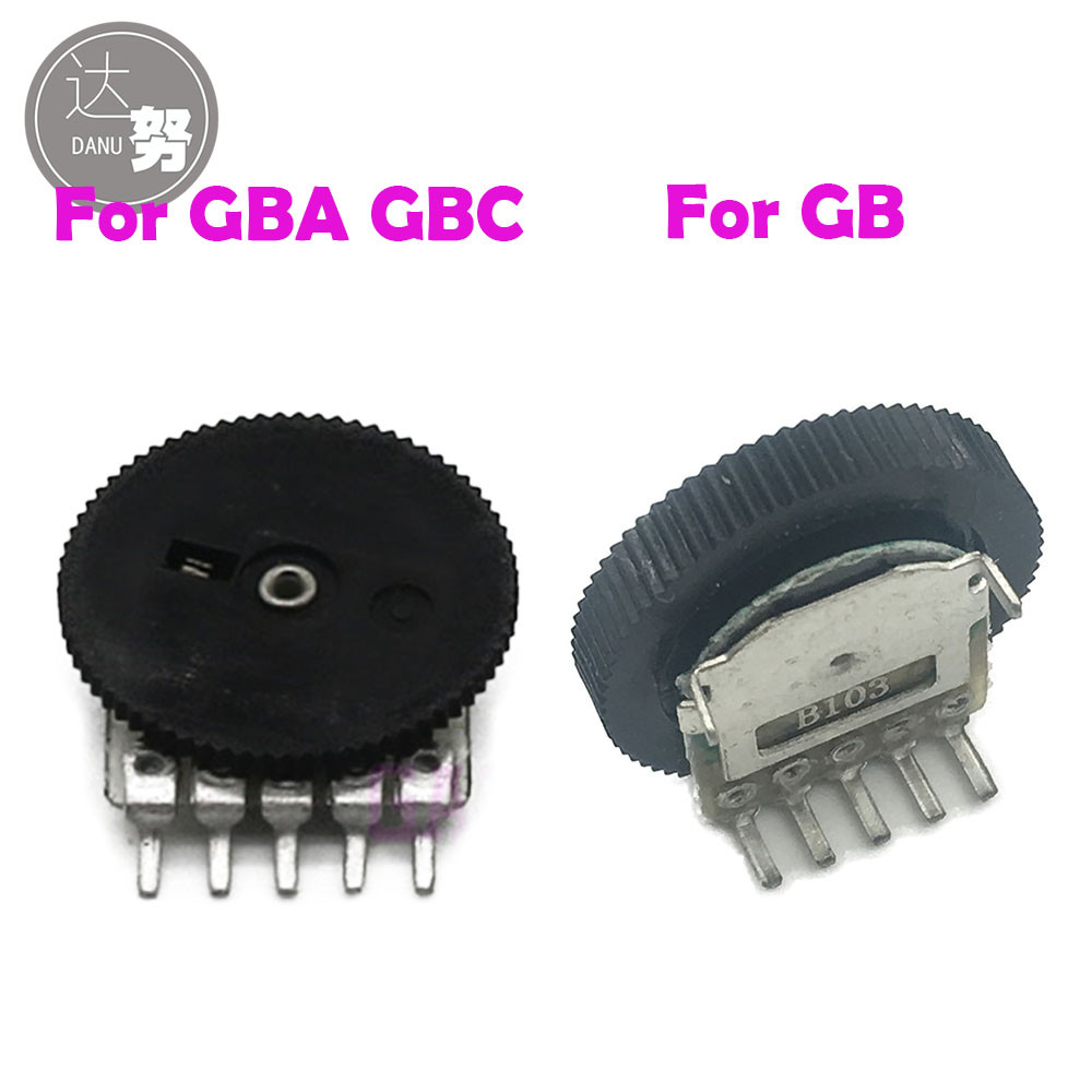 10Pcs For Nintendo Gameboy Dmg 001 1989 Volume Swit  Repair Parts For Gameboy Color Gbc Gba