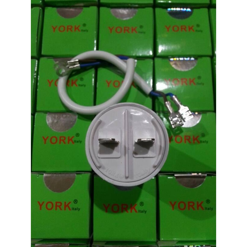 YORK 45 UF - 450V KAPASITOR / CAPACITOR COLOK DAN KABEL (CAPACITOR)