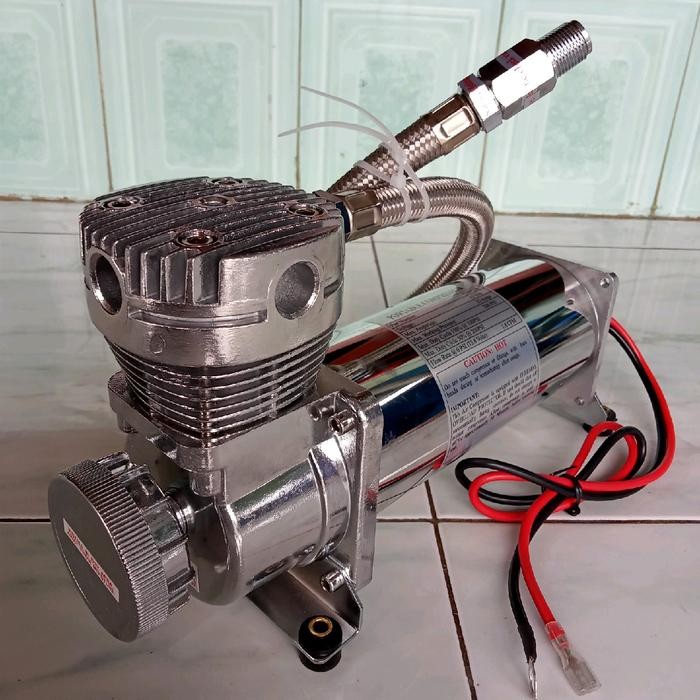 Kompresor DC 12v/24v Motor Compresor Air Suspension/ Klakson Angin 200 PSI