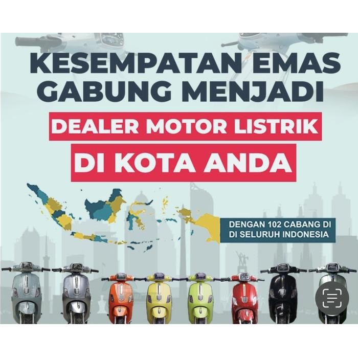 SEPEDA MOTOR LISTRIK VSPA UWINFLY T3 SCOOTER MATIC BISA STNK GARANSI