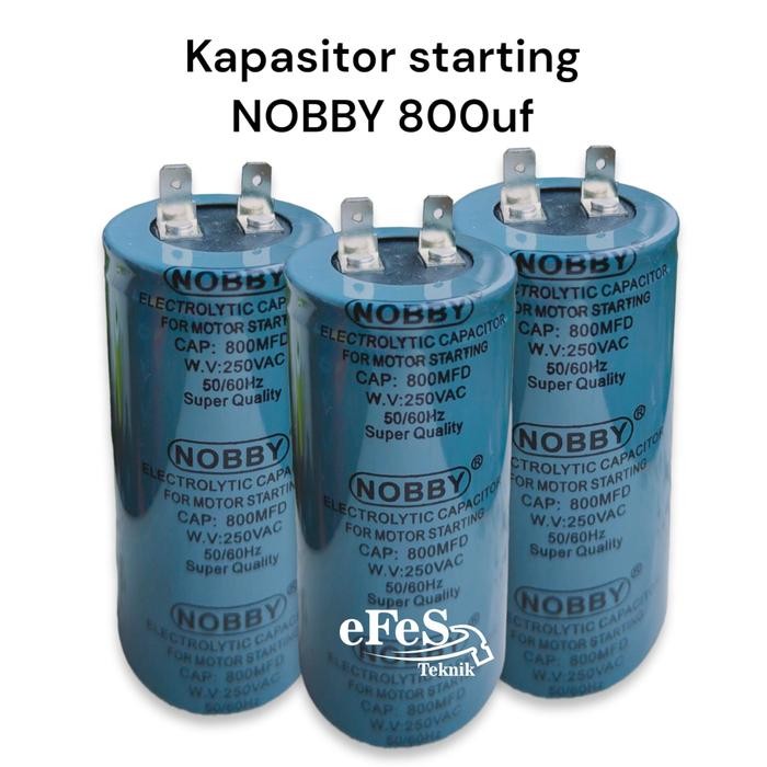 KAPASITOR STARTING NOBBY 800UF - 250V CAPASITOR