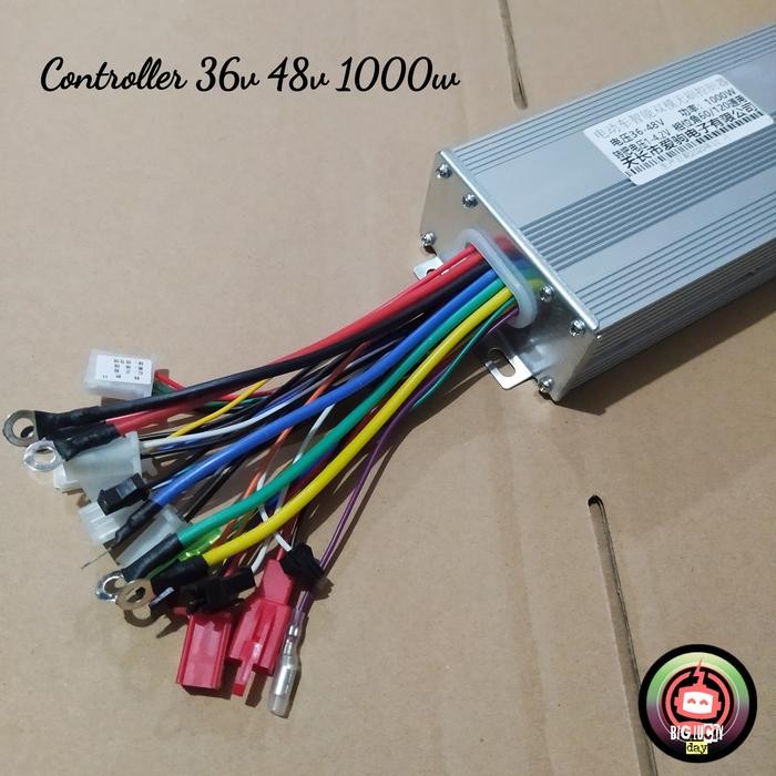CONTROLLER 36V 48V 1000W BLDC BRUSHLESS KONTROLER SELIS MOTOR LISTRIK