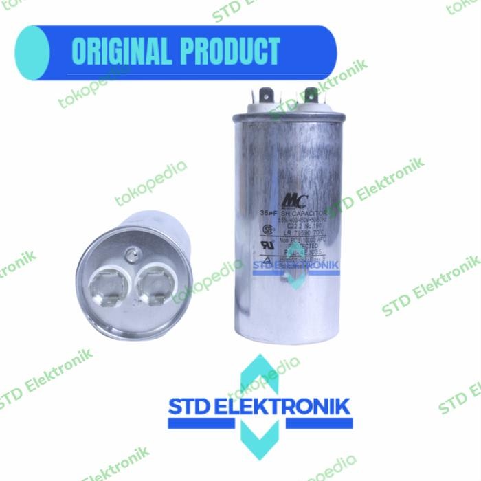 Kapasitor - Capasitor AC 1,5 PK 35 uf MC untuk AC samsung, Panasonic