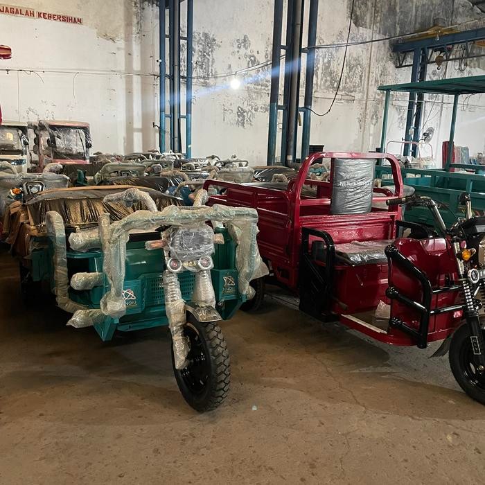 MOTOR LISTRIK BAK RODA 3 MOBIL PICKUP PIKAP LOSBAK QY ZPT LITHIUM BATTERY BATRAI BATERAI ELECTRIC