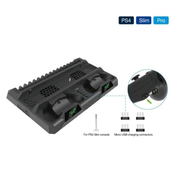 Laris Dobe Ps4 Multifunction Cooling Stand Ps4 Tp4-18119