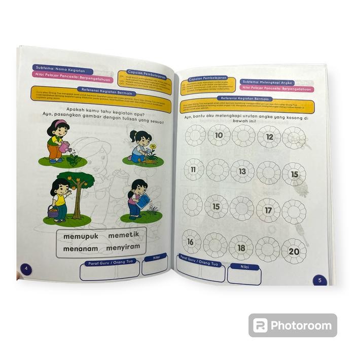 Paket LKS Isi 8 Buku TK A Kurikulum Merdeka Belajar Penerbit Bintang Indonesia EDISI TERBARU