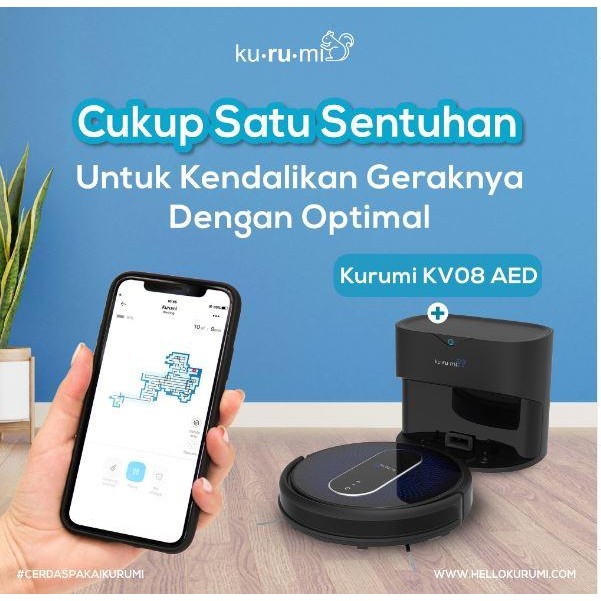 Kurumi Kv 08 Robot Vacuum Cleaner