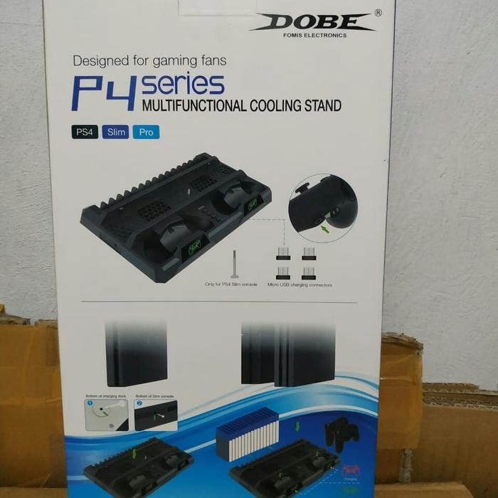 Hemat Dobe Multifunctional Cooling Stand Ps4 Slim/Pro Model Tp4-18119
